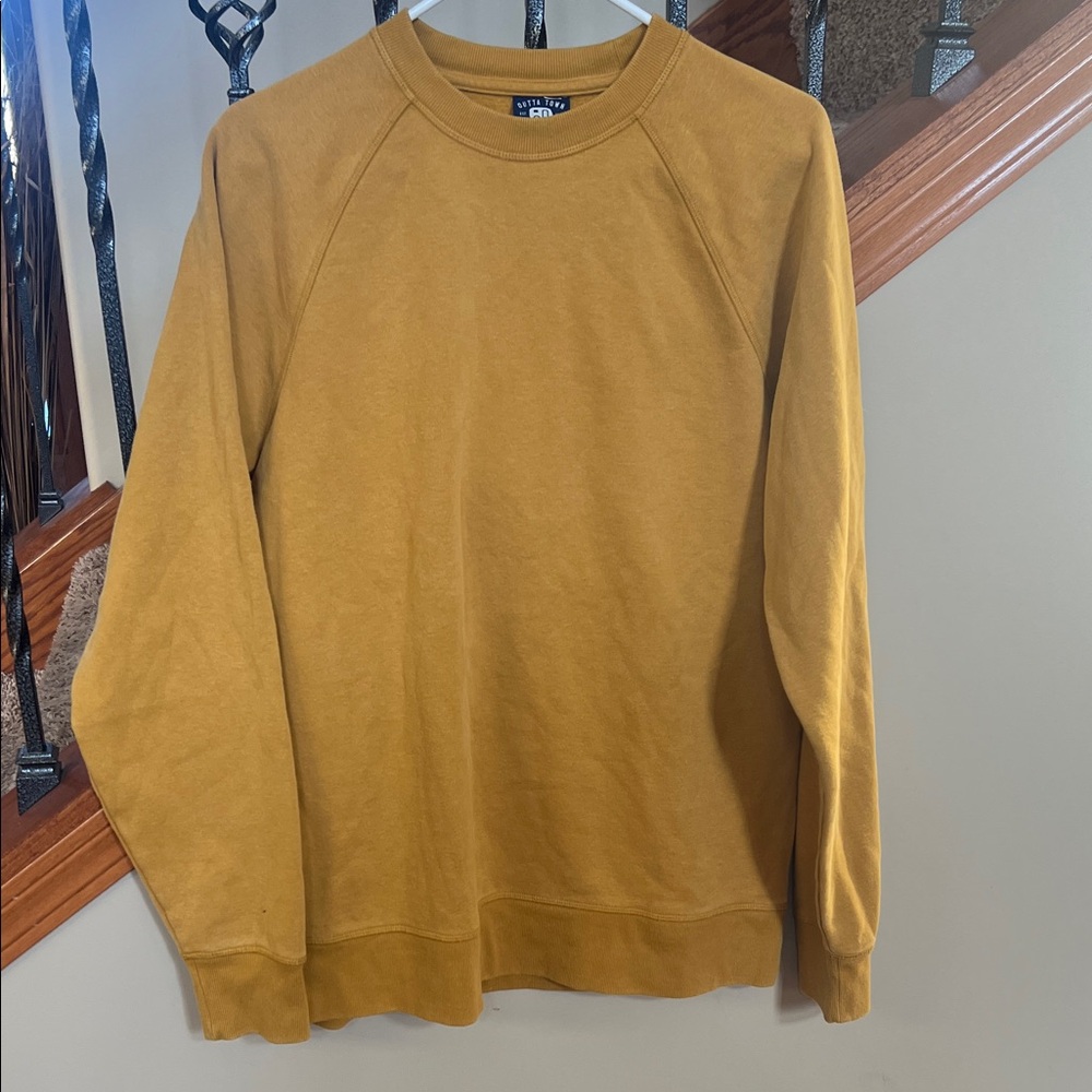 Unisex mustard Crewneck Sweater